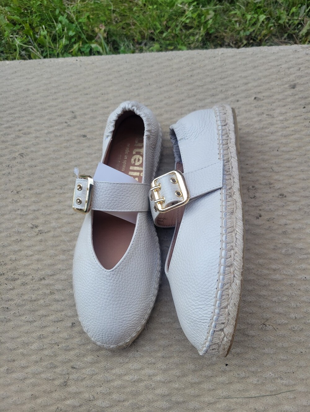 New Mary-Jane Leather Loafers Size 8